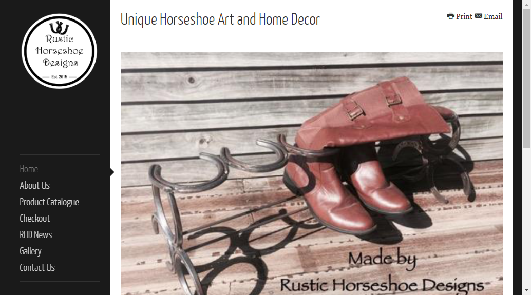 Rustic Horseshoe Designs