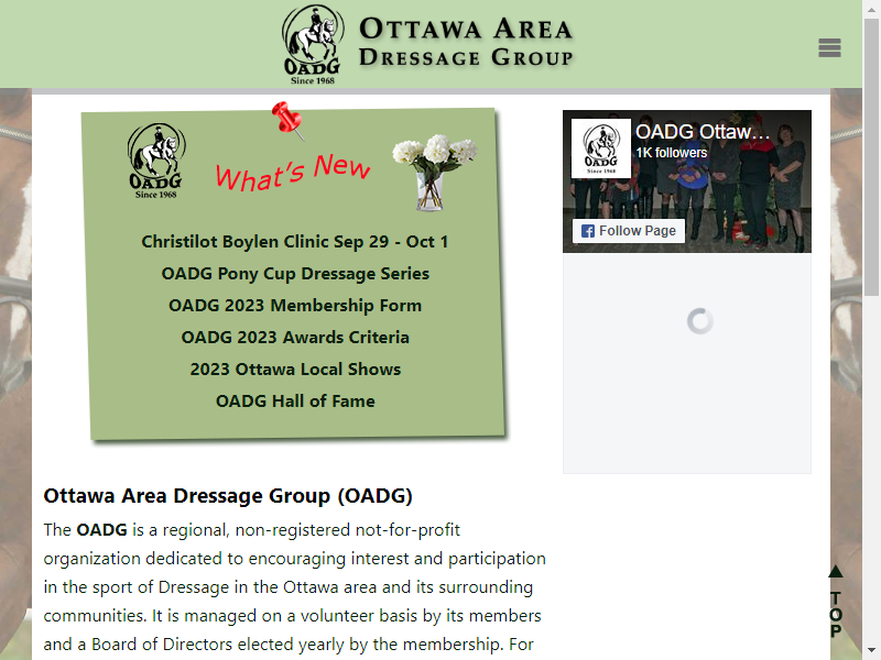 Ottawa Area Dressage Group