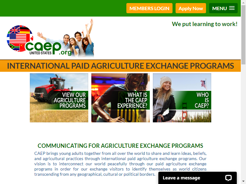 Communicating for Agriculture Education Program