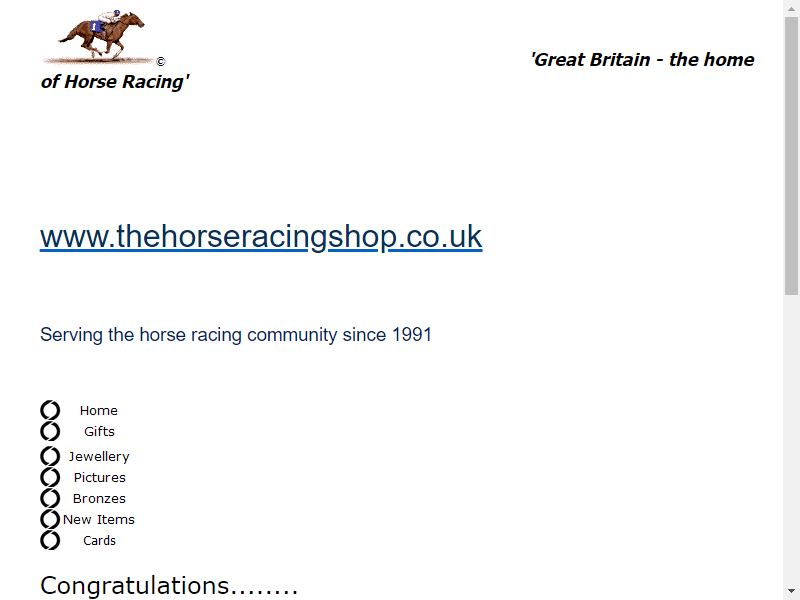 Thehorseracingshop.Co.Uk