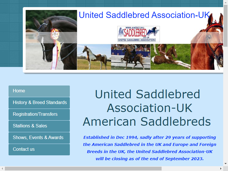 United Saddlebred Association UK Ltd