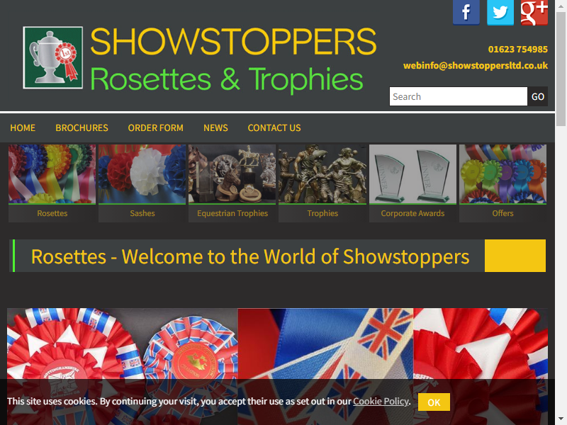 Showstoppers Rosettes & Trophies