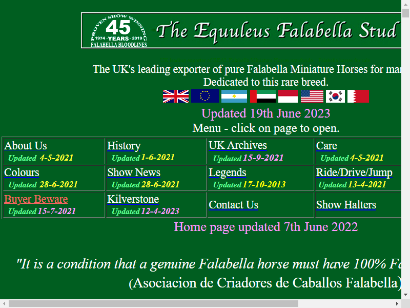 The Equuleus Falabella Stud