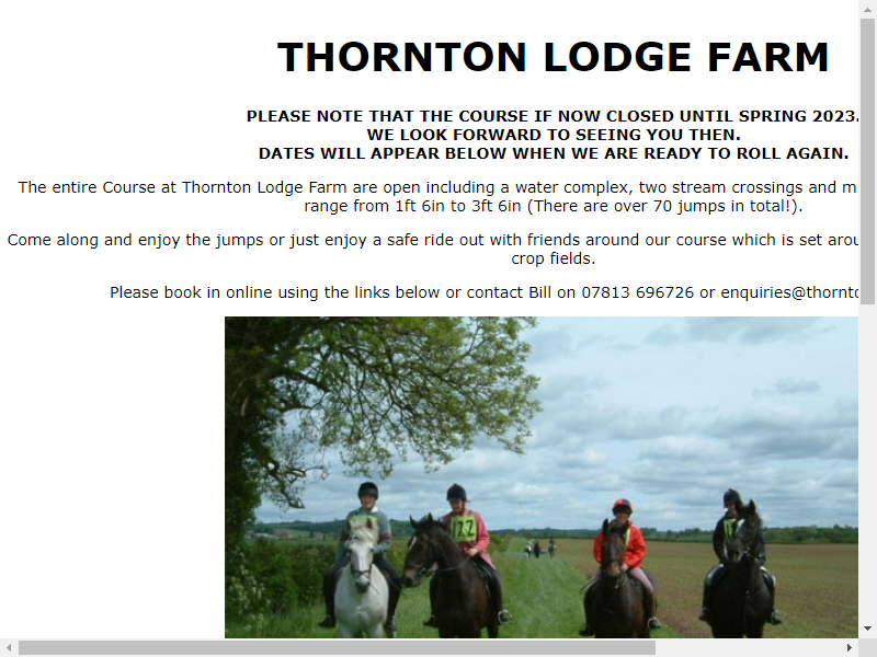 Thornton Lodge Country Sports Ltd