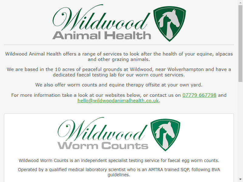 Wildwood Animal Health