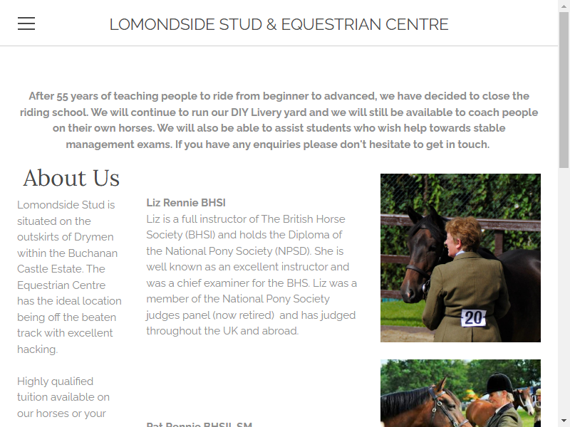 Lomondside Stud & Equestrian Centre