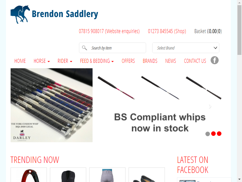 Brendon Saddlery Horse and Rider Shop