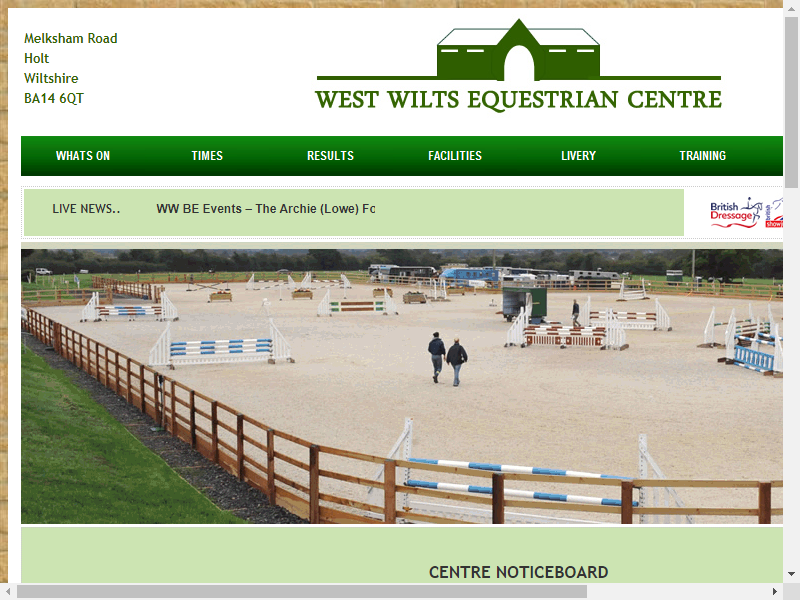 West Wilts Equestrian Centre