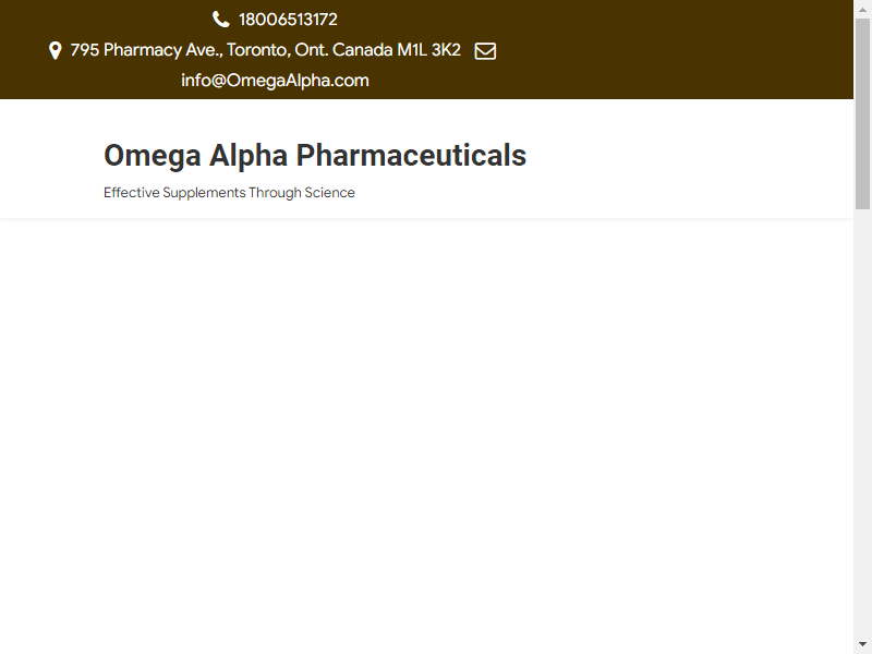 Omega Alpha Pharmaceuticals Inc