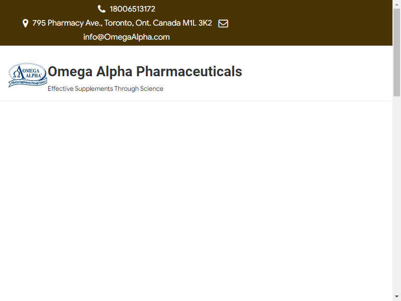 Omega Alpha Pharmaceuticals Inc